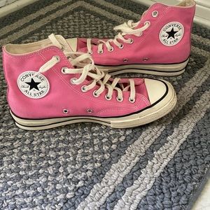 Pink Hightop Converse